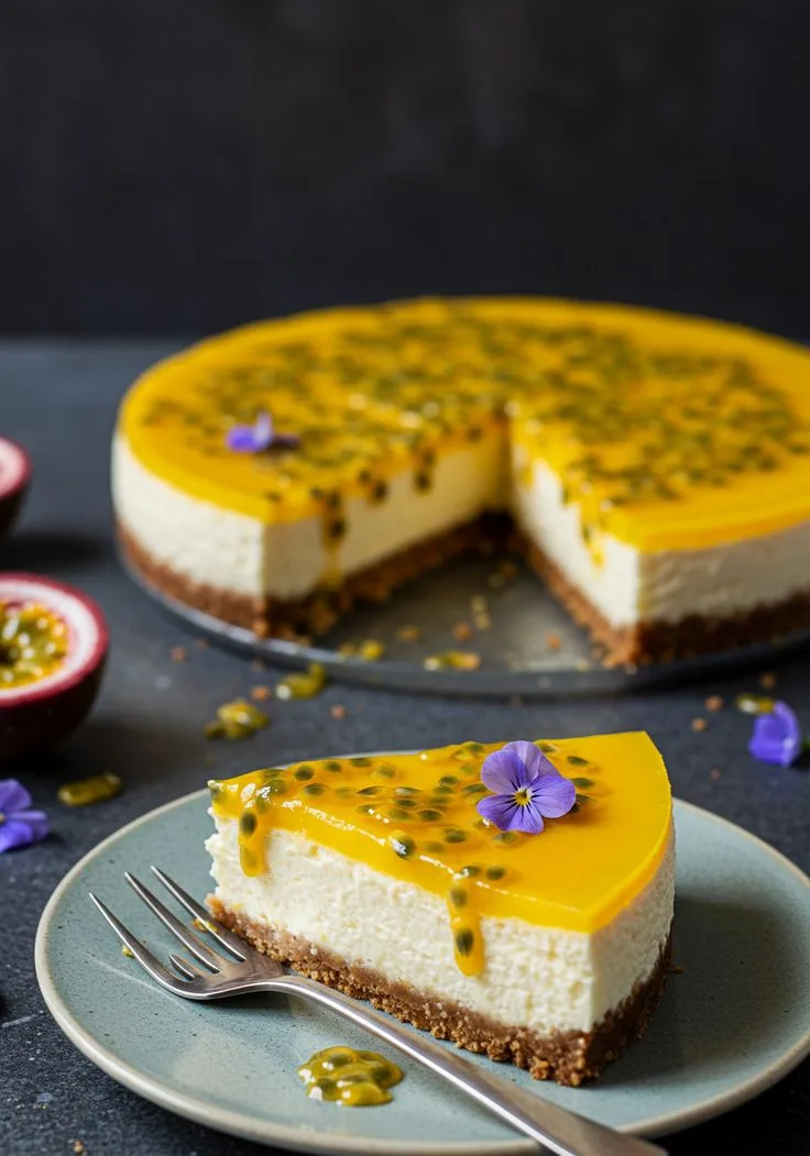 Cheesecake de Maracuyá